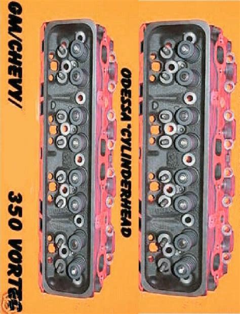 2 Chevy Gm Gmc 350 906 062 V8 57 Vortec Cast Iron Cylinder Heads Reman