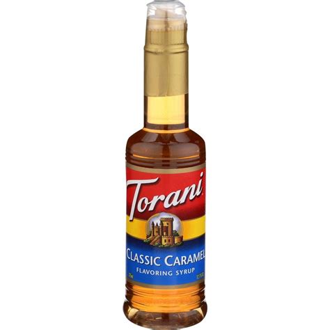 Torani Classic Caramel Syrup 12 7 Fluid Ounce 4 Per Case Walmart Com