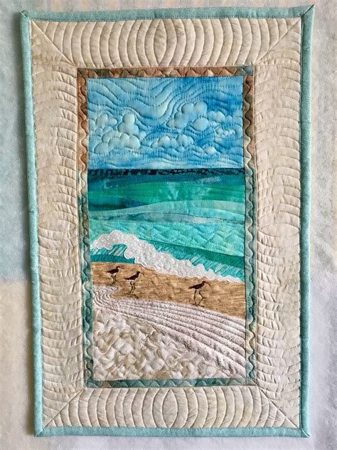 Pin By R Z On Quilts Seascape Quilts Landscape Art Quilts Fiber Art