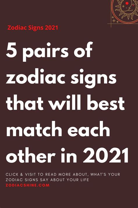 5 Pairs Of Zodiac Signs That Will Best Match Each Other In 2021