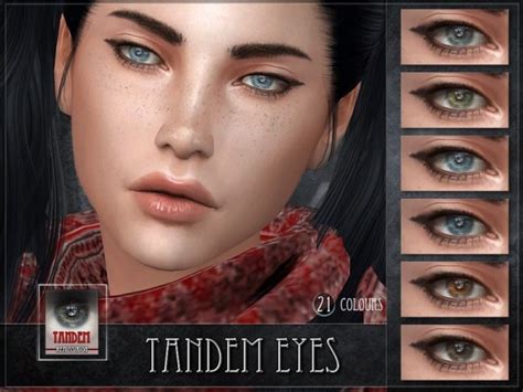 The Sims Resource Tandem Eyes By Remussirion • Sims 4 Downloads