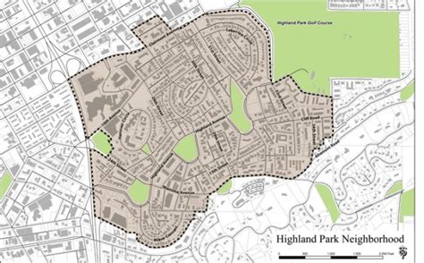 Neighborhood Map Highland Park