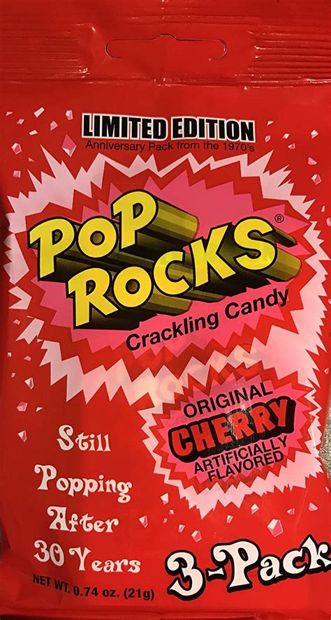 Pop Rocks Crackling Candy Retro Limited Edition Original