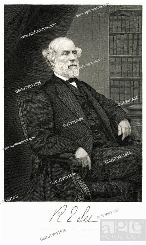 Robert E Lee 1807 70 American And Confederate Soldier Stock Photo