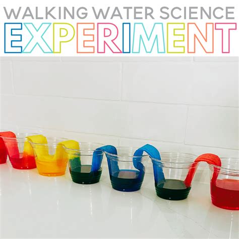 Walking Water Experiment For Kids Sarah Chesworth