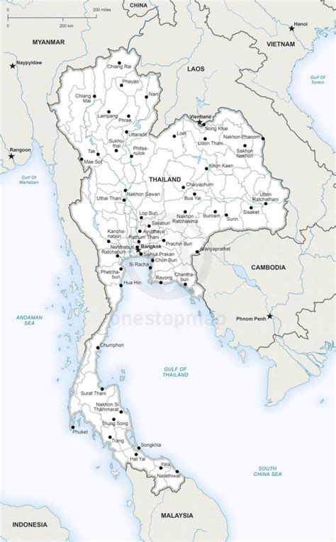 Detailed Clear Large Road Map Of Thailand Ezilon Maps Printable Map Of