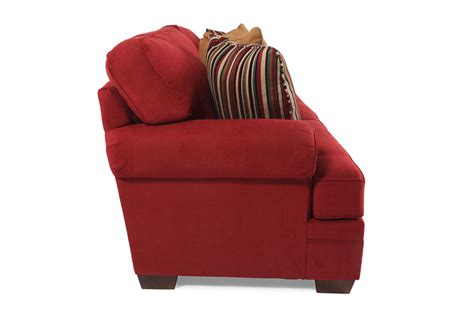 Broyhill Landon Red Sofa Mathis Brothers Furniture