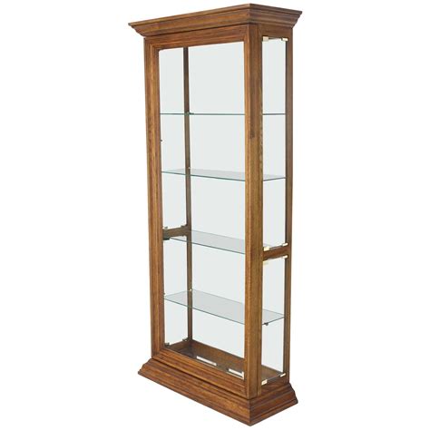 Tall Curio Cabinet With Glass Doors Elevate Your Decor Glass Door Ideas
