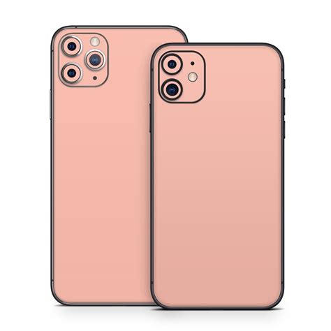 Solid State Peach Iphone 11 Series Skin Istyles