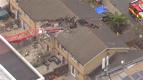 Bow Crane Collapse Woman Dies After Crane Falls On Houses In East London Uk News Sky News