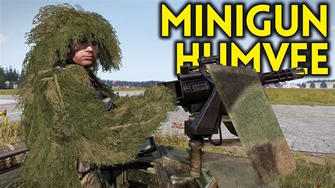 Arma 3 Exile Part 74 Minigun Humvee Youtube