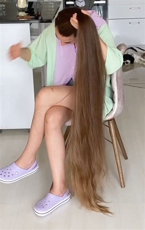 Video Ultimate Rapunzel Beauty Super Long Hair Long Hair Styles