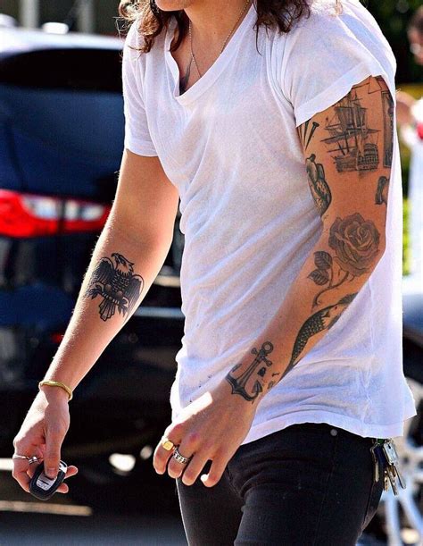 Harry Styles Tattoos Arm People That Say Tattoos Arent Hot Obviously