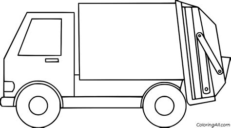 Free Printable Garbage Truck Coloring Pages