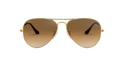 Rb3025 58 Original Avi Shop Ray Ban Gold Pilot Sunglasses At Lenscrafters