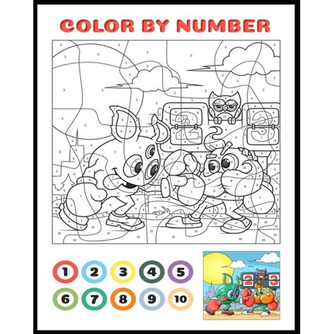 Color By Number Stress Relieving Designs Birds Butterflies Coloring