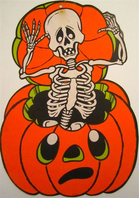Vintage Eureka Skeleton 1970s Early 1980s Vintage Halloween Art