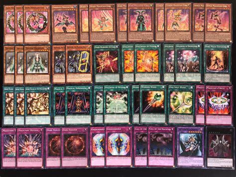 Yugioh Custom Dark Magician Girl Deck Schoko Kiwi Beere Etsy