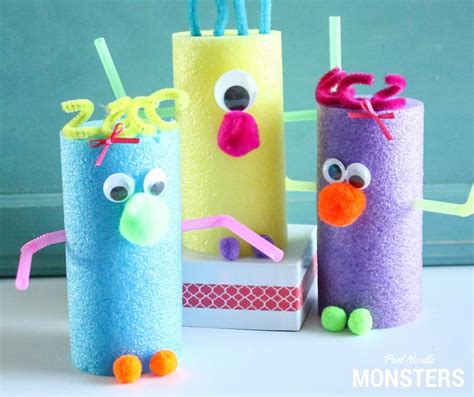 Pool Noodle Monsters Create Craft Love