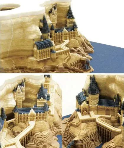 Harry Potter 3D Memo Pad Magical Reveal Of Hogwarts Castle Yinz Buy