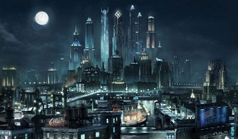Cool Wallpaper With Magnificent And Beautiful Metropolis Sunk In Gloom