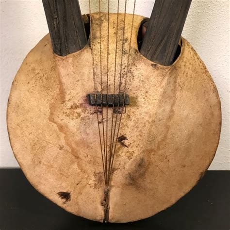 african krar string instrument 6 strings ethiopia africa second half of the 20th century