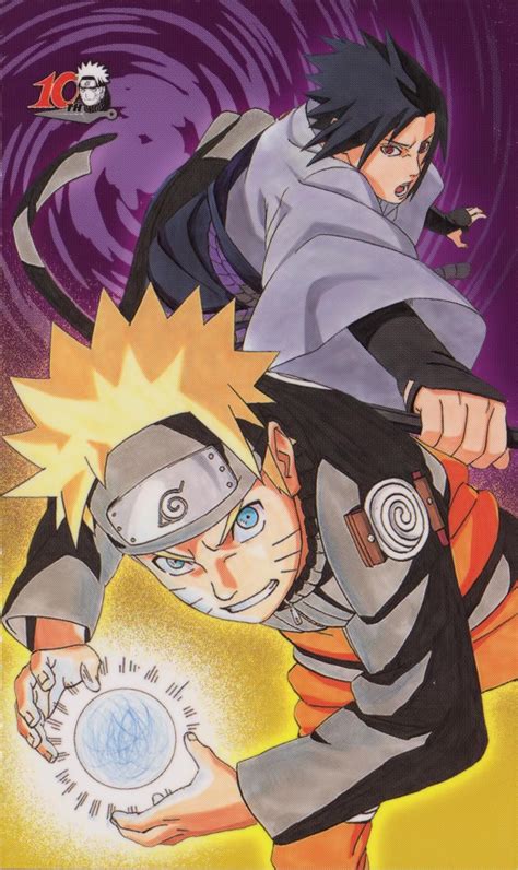 Masashi Kishimoto Naruto Mina No Sho Fanbook Naruto Uzumaki Sasuke