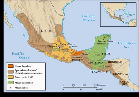 Kabihasnang Mesoamerica Map