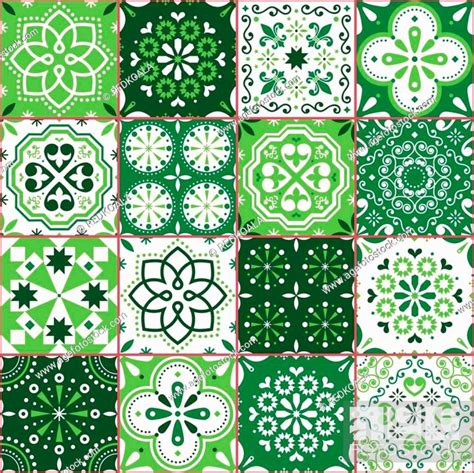 Ornamental Textile Background Inspired By Spanish And Portuguese