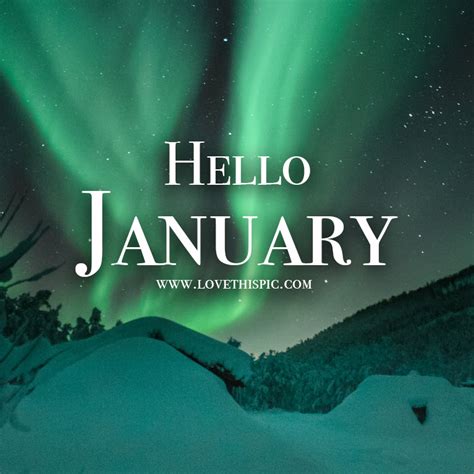 Hello January Pictures Photos And Images For Facebook Tumblr