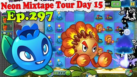 Plants Vs Zombies 2 China Match Flower Electric Blueberry Neon