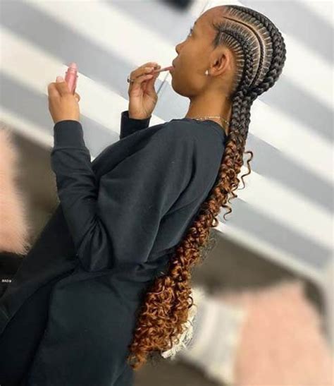23 Perfect Bohemian Feed In Braids Ponytails To Rock In 2020