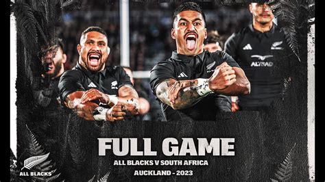 Full Game All Blacks V South Africa Mt Smart Stadium Youtube