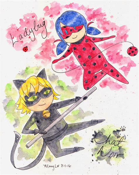 Ladybug And Chat Noir Chibi By Mayuralover On Deviantart