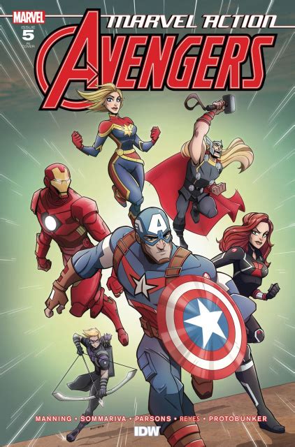 Marvel Action Avengers 5 10 Copy Martin Cover Fresh Comics
