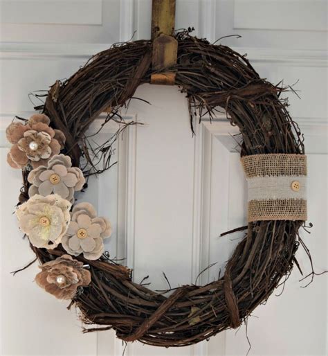 Easy 15 Minute Rustic Wreath Diy Fall Wreath Diy Projects For Fall