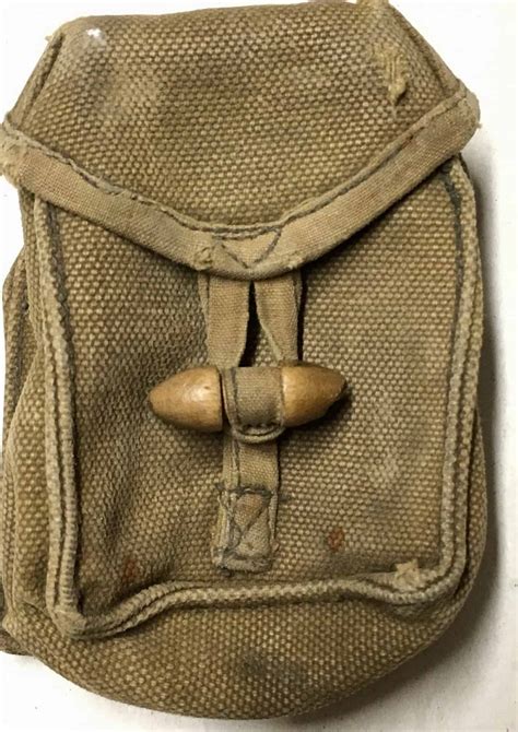 Chicom North Vietnamese Army Viet Cong Bandage Pouch With Toggle For One Bandage Enemy Militaria