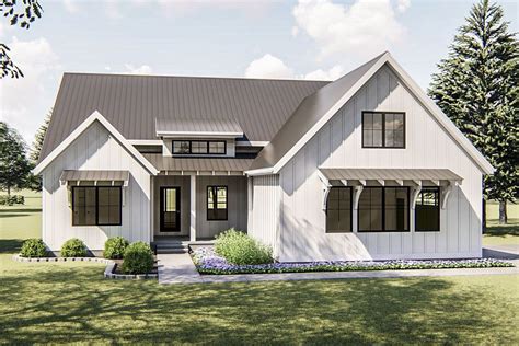 Plan 62738dj One Story 3 Bed Modern Farmhouse Plan Modern Farmhouse