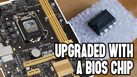 I Upgraded An Old Motherboard With A Bios Chip Trick Youtube
