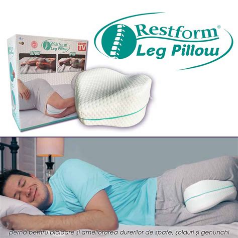 restform leg pillow pret 129 lei transport gratuit perna pentru genunchi care amelioreaza