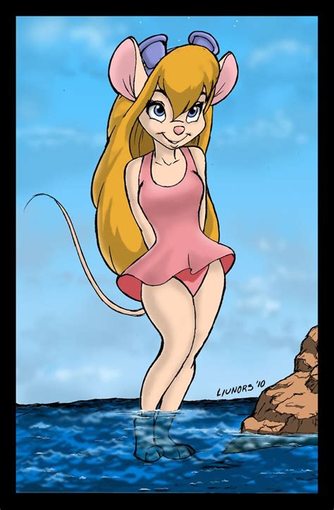 Gadget Hackwrench ~ 100 By Liunors Female Cartoon Characters Cartoon Crazy Easy Drawings