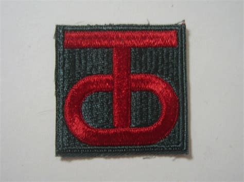 90th Infantry Division Patch Full Color Pre 1955 Issue Ky21 1 Ebay