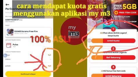 Cara ini memungkinkan anda mendapatkan kuota sebesar 7 gb secara gratis.metode ini bisa dilakukan dengan menggunakan aplikasi myim3. Cara Mendapatkan Kuota Gratis 1Gb Indosat / CARA ...