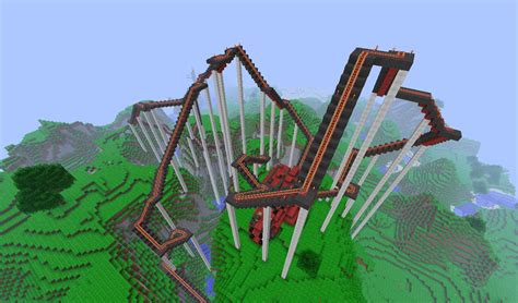 The ender dragon is a hostile boss mob that appears in the end dimension and is also acknowledged as the main antagonist and final boss of minecraft. The Red Dragon Coaster [Featured in the Official Minecraft ...
