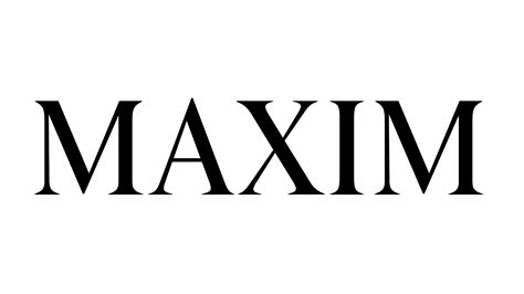Maxim Logo And Symbol Meaning History Png Brand