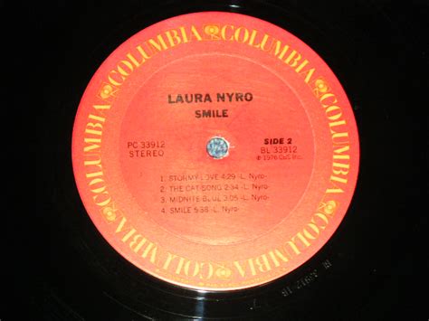 Laura Nyro Smile Matrix A 1b B 1b Ex Ex 1976 Us America