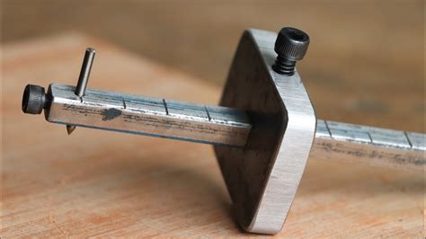 Make A Marking Gauge For Wood And Metal Diy Marking Tool Youtube