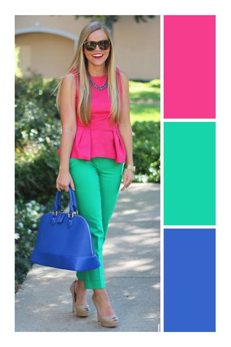 colour blocking fashion colour combinations fashion color combos outfit color combinations