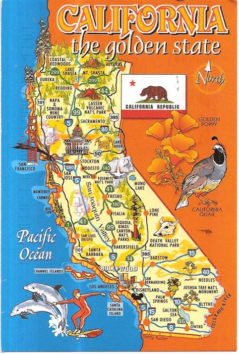 11 Best Vintage California Tourist Maps Images On Pinterest Vintage