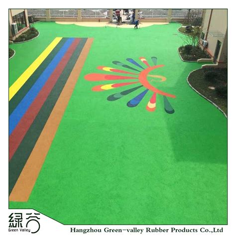 Eco Friendly Epdm Wetpour Rubber Surfacing Flooring For Playground